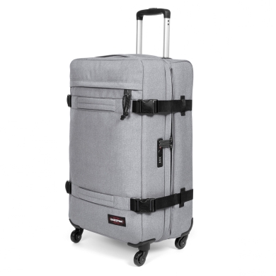 Eastpak Travel Holdall Transit'r 4 L (80 Litres) with Wheels Light Grey